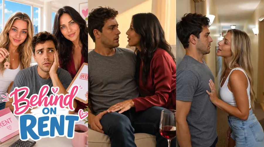 Behind on Rent – cover, episode 1 and episode 2 frames