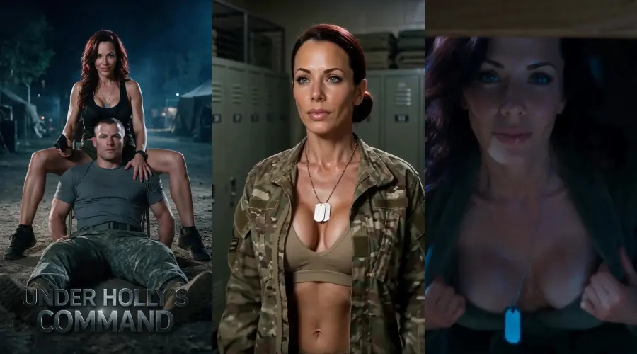 Under Holly’s Command – cover, episode 1 and episode 2 frames