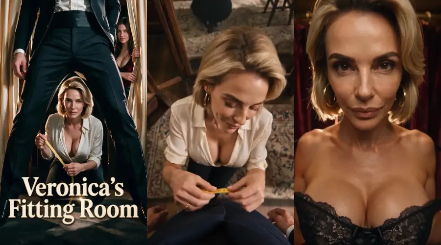 Veronica's Fitting Room – cover, episode 1 and episode 2 frames