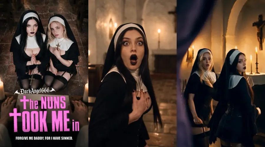 The Nuns Took Me In – cover, episode 1 and episode 2 frames