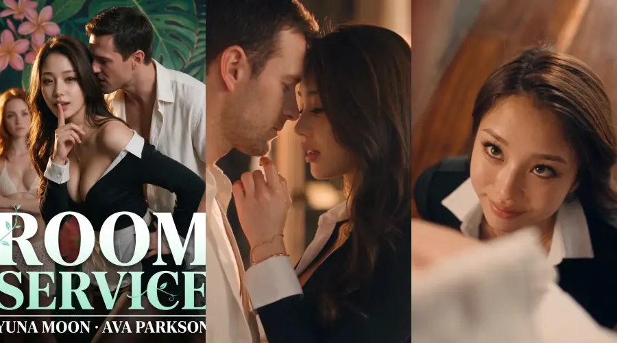 Room Service – cover, episode 1 and episode 2 frames