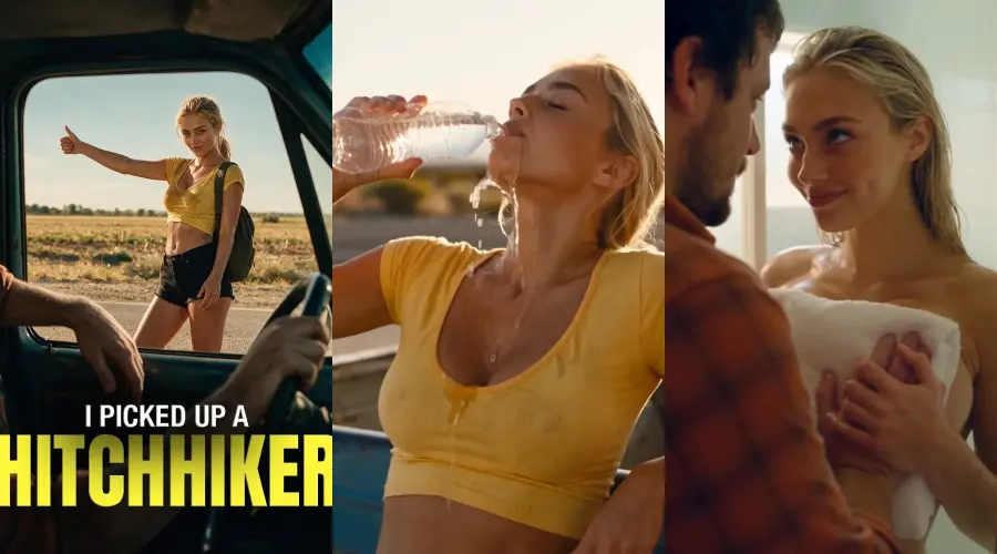 I Picked Up a Hitchhiker – cover, episode 1 and episode 2 frames