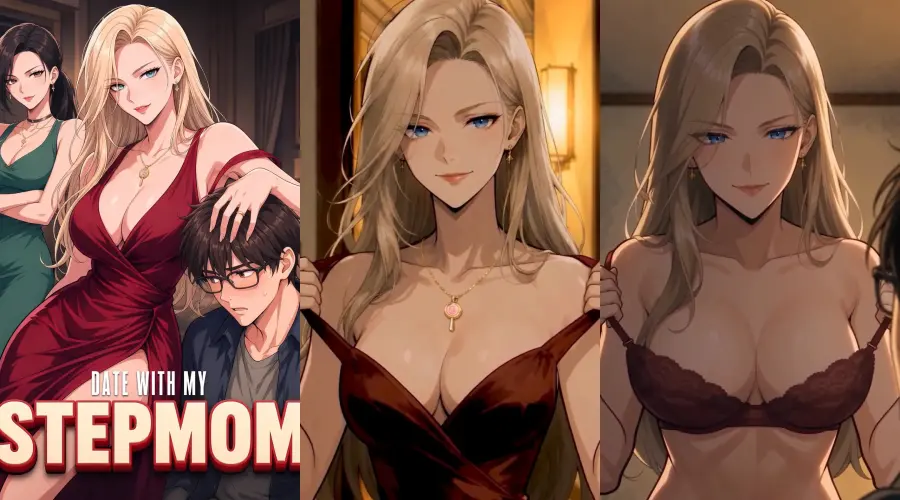 Date With My Stepmom – cover, episode 1 and episode 2 frames