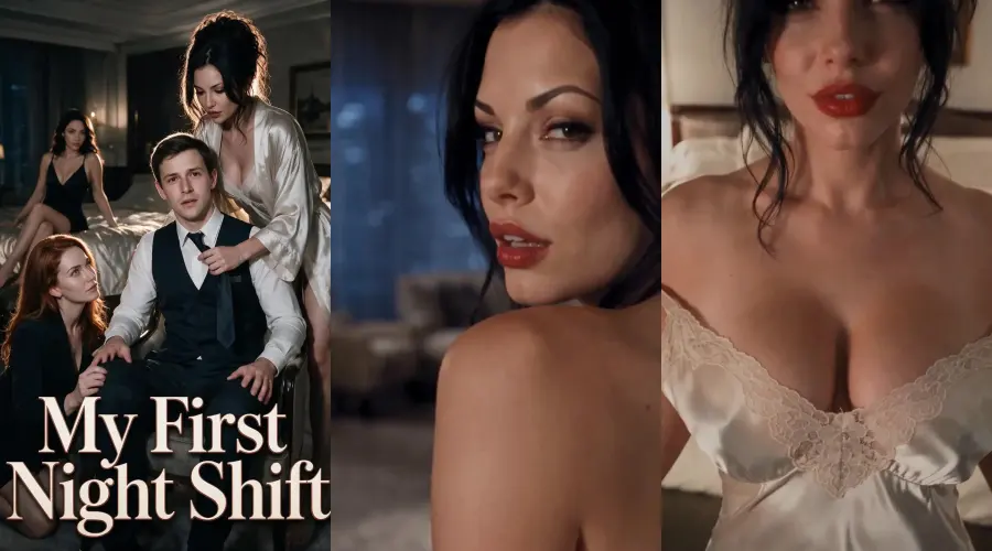 My First Night Shift – cover, episode 1 and episode 2 frames
