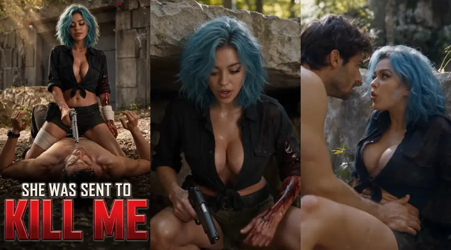 She Was Sent to Kill Me – cover, episode 1 and episode 2 frames