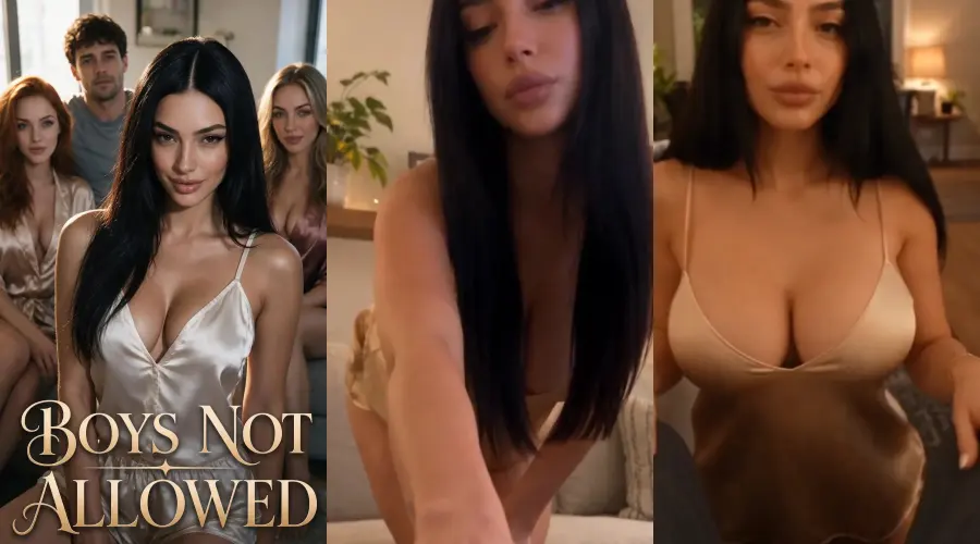 Boys Not Allowed – cover, episode 1 and episode 2 frames