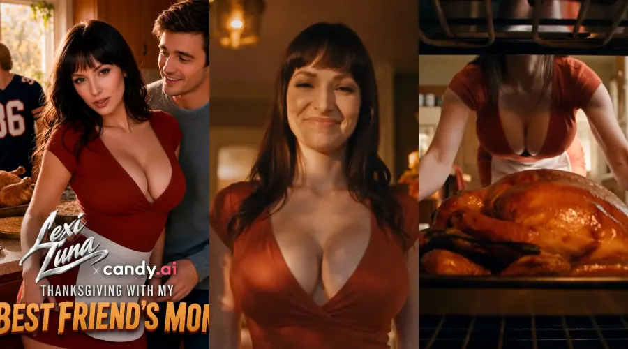 Thanksgiving With My Best Friend's Mom – cover, episode 1 and episode 2 frames