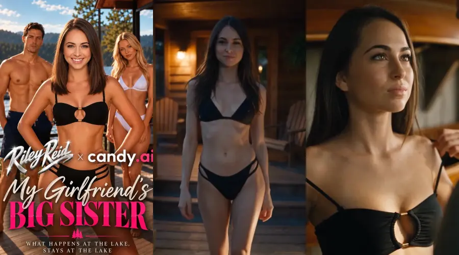 My Girlfriend's Big Sister is Riley Reid – cover, episode 1 and episode 2 frames