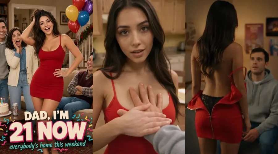 Dad, I'm 21 Now – cover, episode 1 and episode 2 frames