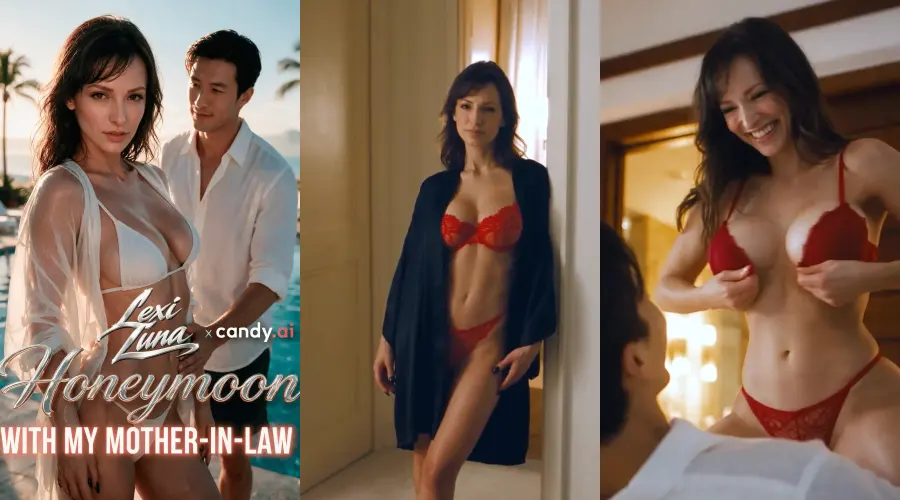 Honeymoon With My Mother-in-Law – cover, episode 1 and episode 2 frames