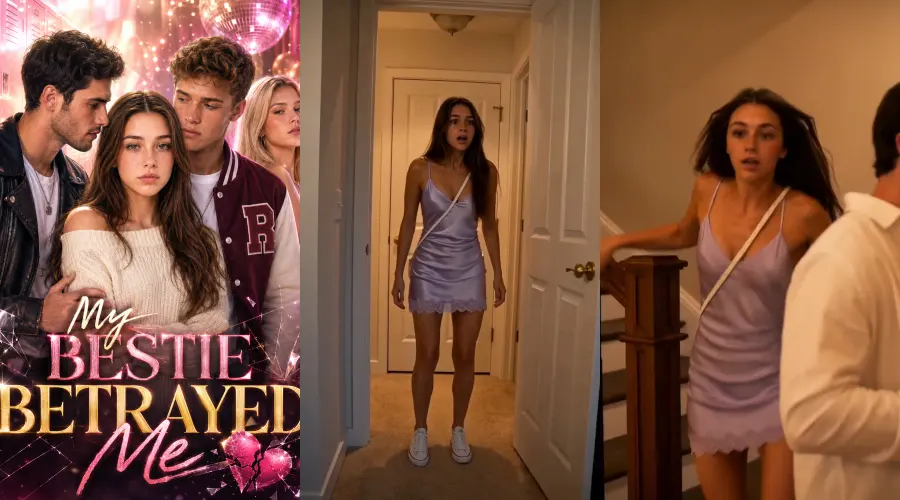 My Bestie Betrayed Me – cover, episode 1 and episode 2 frames