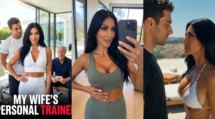 My Wife's Personal Trainer – cover, episode 1 and episode 2 frames