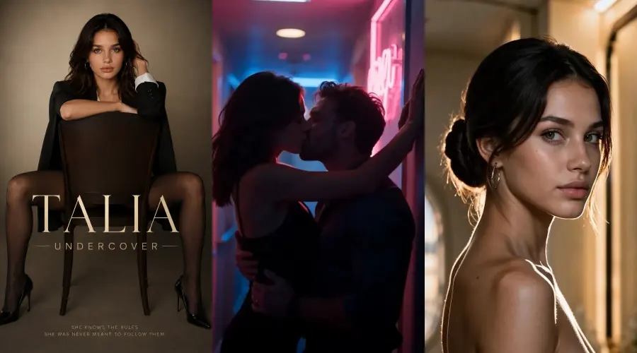 Talia Undercover – cover, episode 1 and episode 2 frames
