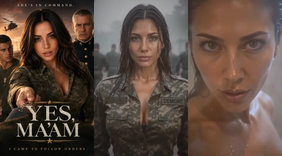 YES MA'AM – cover, episode 1 and episode 2 frames